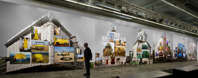 TEXTILED SPACES, at the Techtextil Fair in Frankfurt, May 2015, curated by Architonic, 22m by 3m